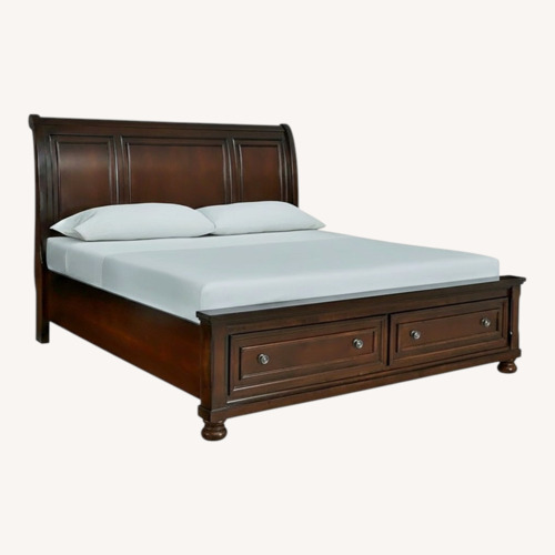 Used Ashley Millennium Porter Sleigh  Bed Frame for sale on AptDeco