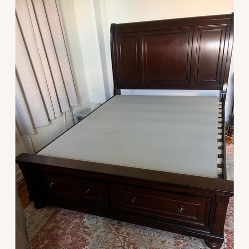Used Ashley Millennium Porter Sleigh  Bed Frame for sale on AptDeco