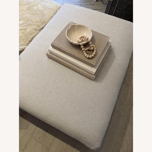 Used Corner Sofa Chair with Chaise Ottoman for sale on AptDeco