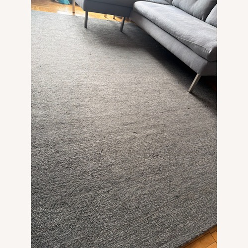 Used Room & Board Adler Dark Gray Wool Rug 7'9"x9'9" for sale on AptDeco
