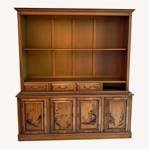 Used 1960s Union National Chinoiserie China Cabinet for sale on AptDeco