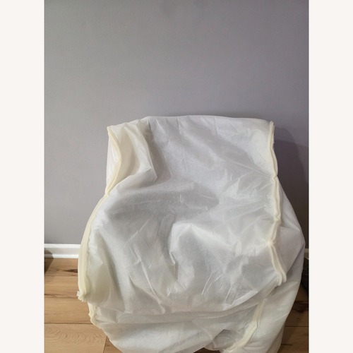 Used CB2 Foley Mink Velvet Counter Stool for sale on AptDeco