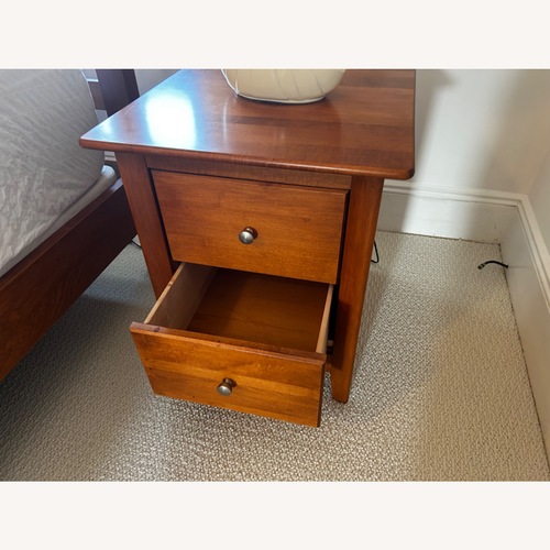 Used Light Brown Solid wood Side Tables for sale on AptDeco
