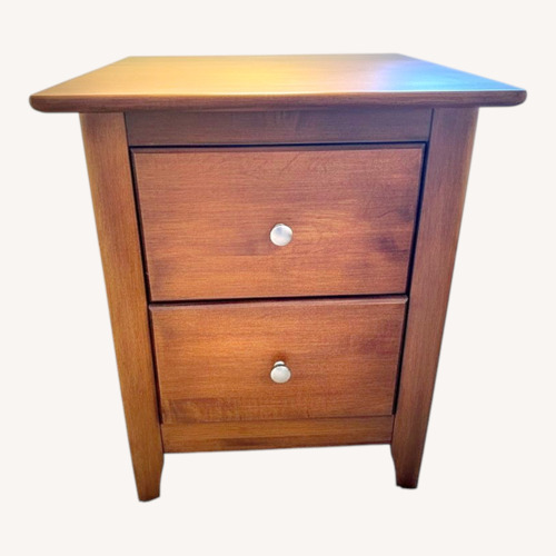 Used Light Brown Solid wood Side Tables for sale on AptDeco