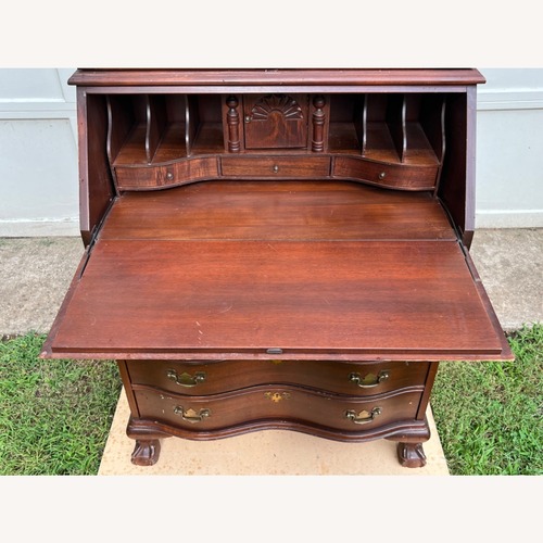 Used Vintage Mahogany Secretary Desk with Hutch for sale on AptDeco
