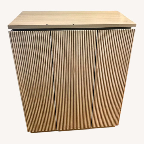 Used Crate & Barrel Light Gray Wood Sideboard for sale on AptDeco