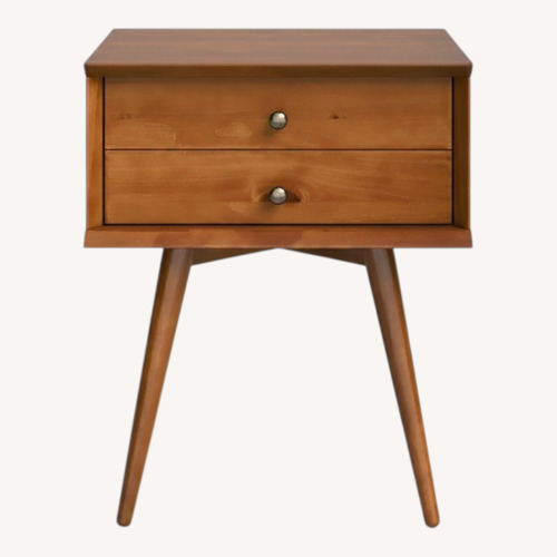 Used Wayfair Ashlie Light Brown Wood Nightstands for sale on AptDeco