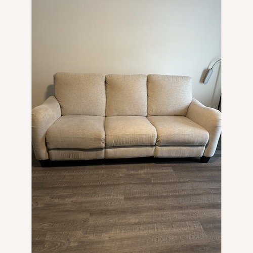 Used Raymour & Flanigan Dillon Natural Fabric 3+ Seater Sofa for sale on AptDeco