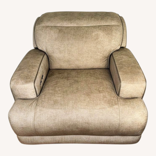 Used Light Brown Fabric Recliner for sale on AptDeco