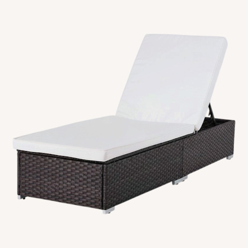 Used Outdoor Rust-Resistant Metal Chaise Lounge  for sale on AptDeco
