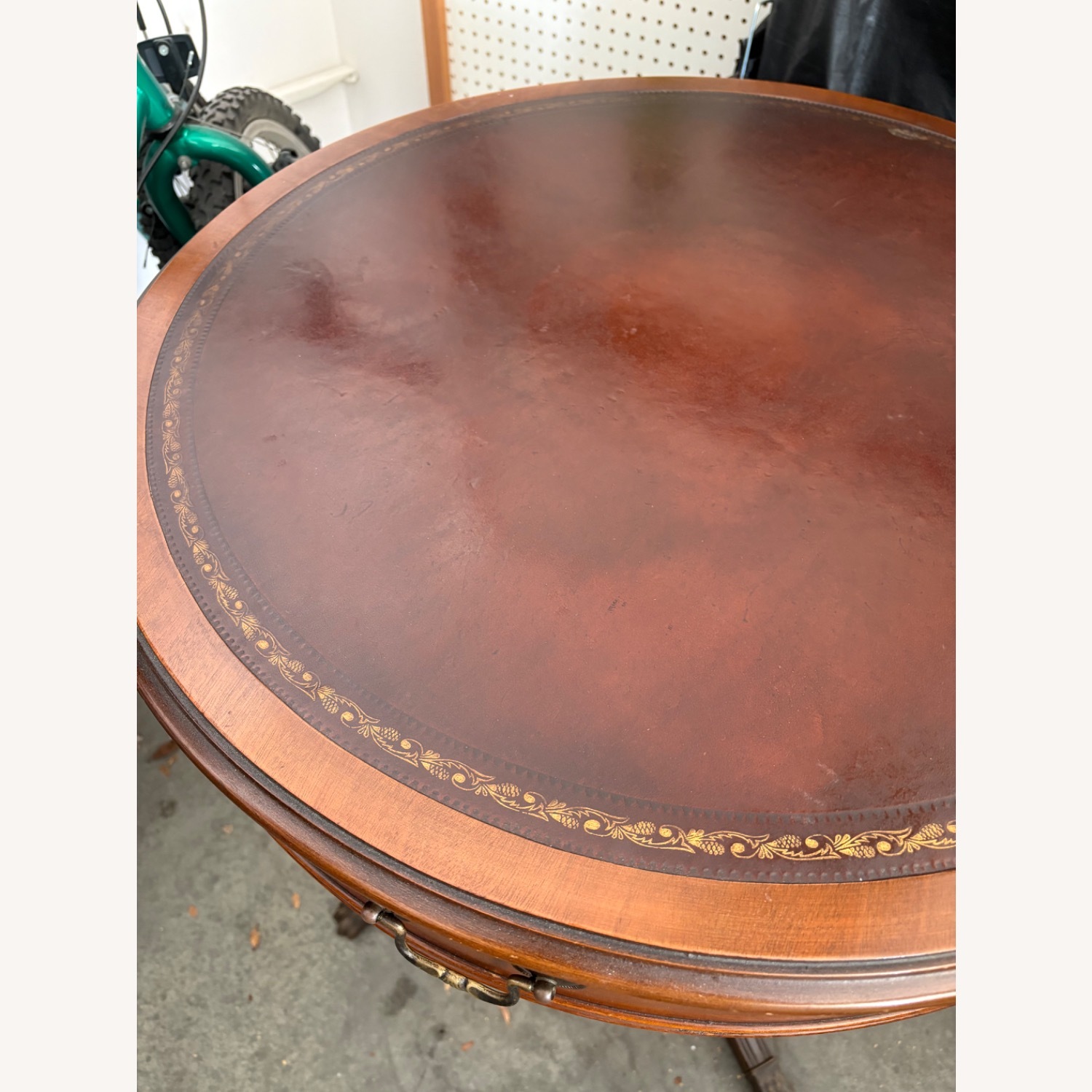 Vintage/Antique Finds Dark Brown Wood Side Table - image-5