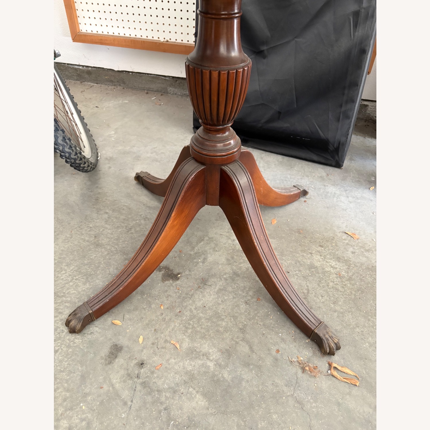 Vintage/Antique Finds Dark Brown Wood Side Table - image-3
