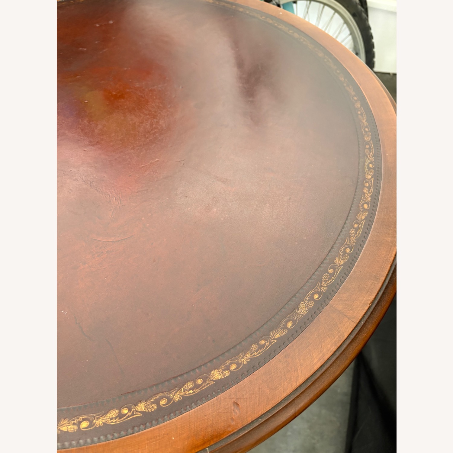 Vintage/Antique Finds Dark Brown Wood Side Table - image-4