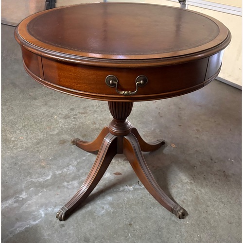 Used Vintage/Antique Finds Dark Brown Wood Side Table for sale on AptDeco