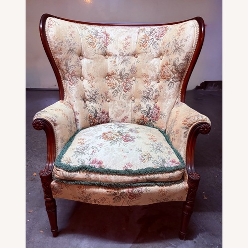 Used Vintage/Antique Finds Fabric Accent Chair for sale on AptDeco