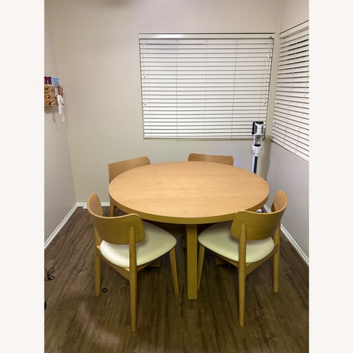 Used West Elm Putnam Natural Wood Dining Set for sale on AptDeco