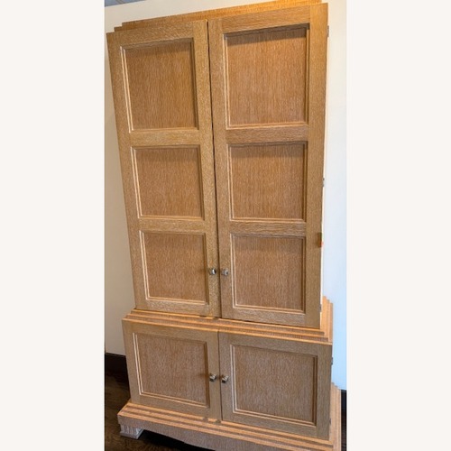 Used Natural Wood Armoire for sale on AptDeco