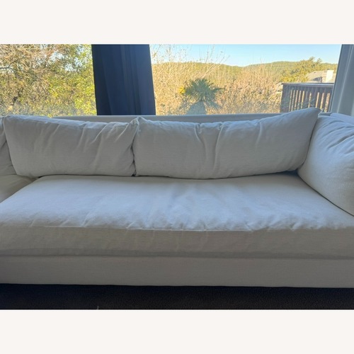 Used CB2 White Decker Sectional Sofa for sale on AptDeco