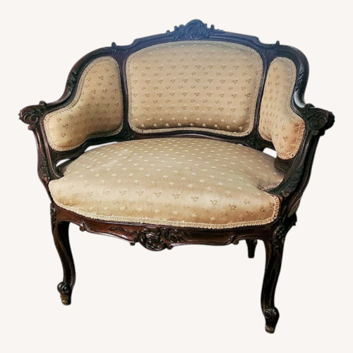 Used Vintage/Antique French Bergere Arm Chair for sale on AptDeco