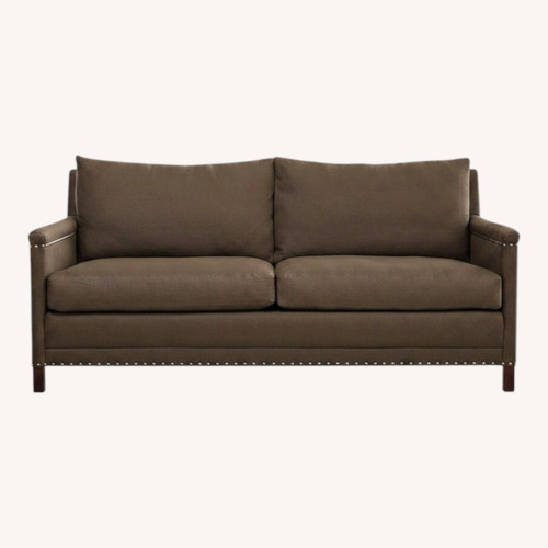 Used Lee Industries Green Velvet Loveseat for sale on AptDeco