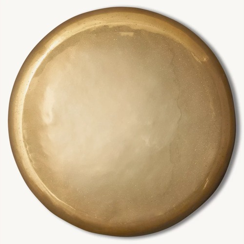 Used Restoration Hardware Nuvola Antiqued Round Mirror 48"  for sale on AptDeco