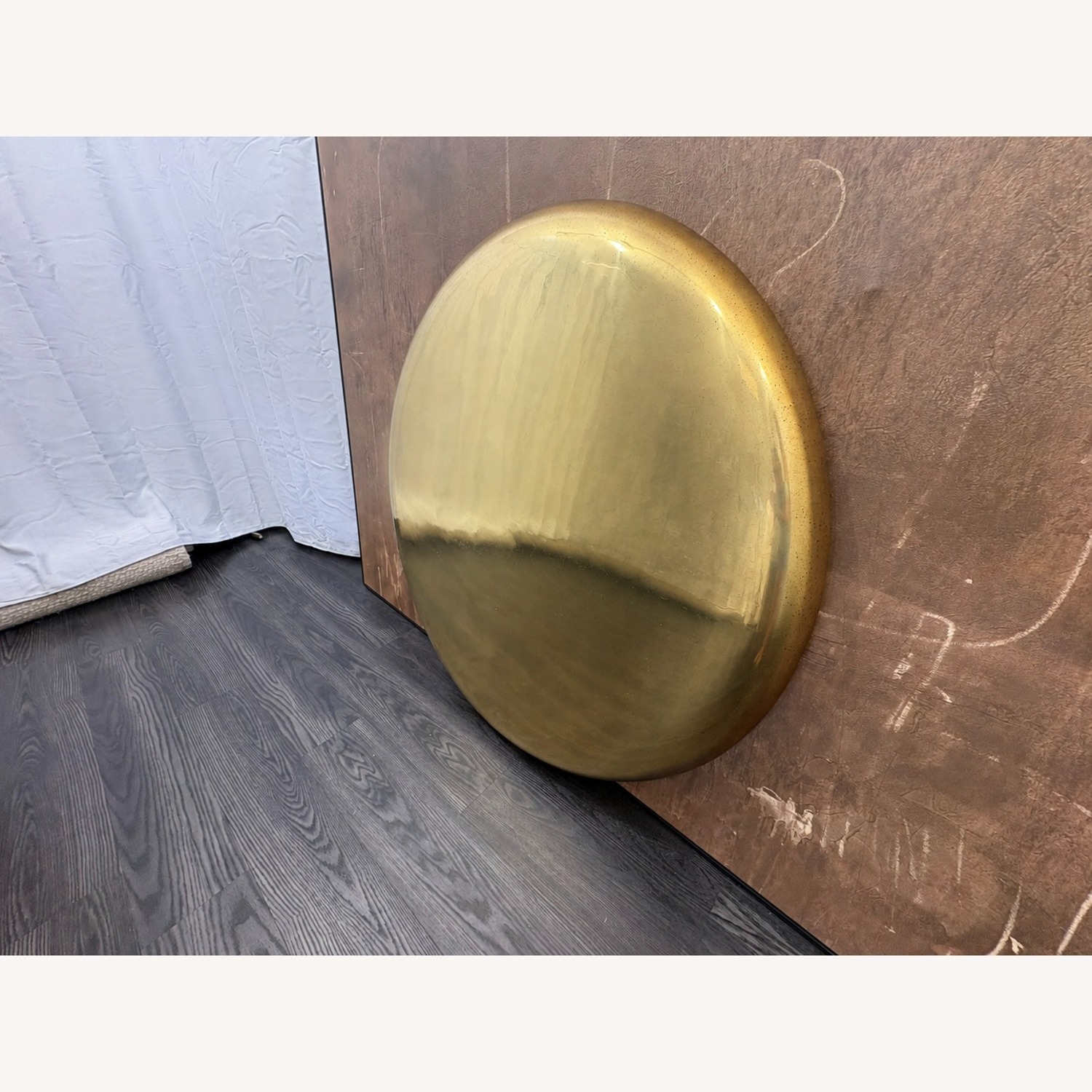 Restoration Hardware Nuvola Antiqued Round Mirror 48"  - image-38