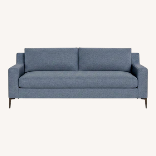Used Interior Define Sloan Blue Fabric 2 Seater Sofa for sale on AptDeco