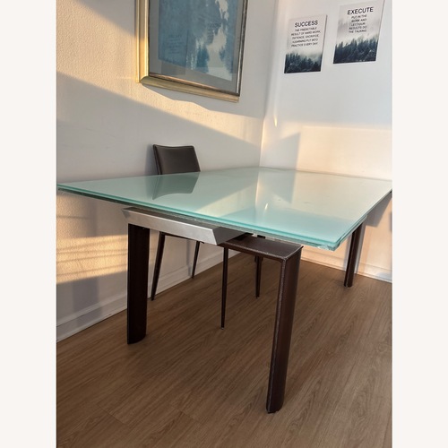 Used Glass Dining Room Table  for sale on AptDeco