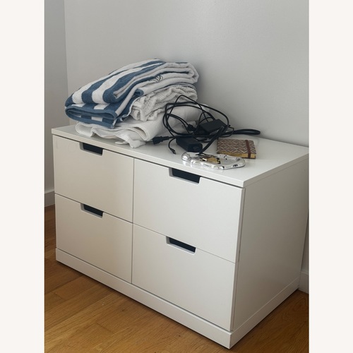 Used IKEA Nordli White Dresser for sale on AptDeco