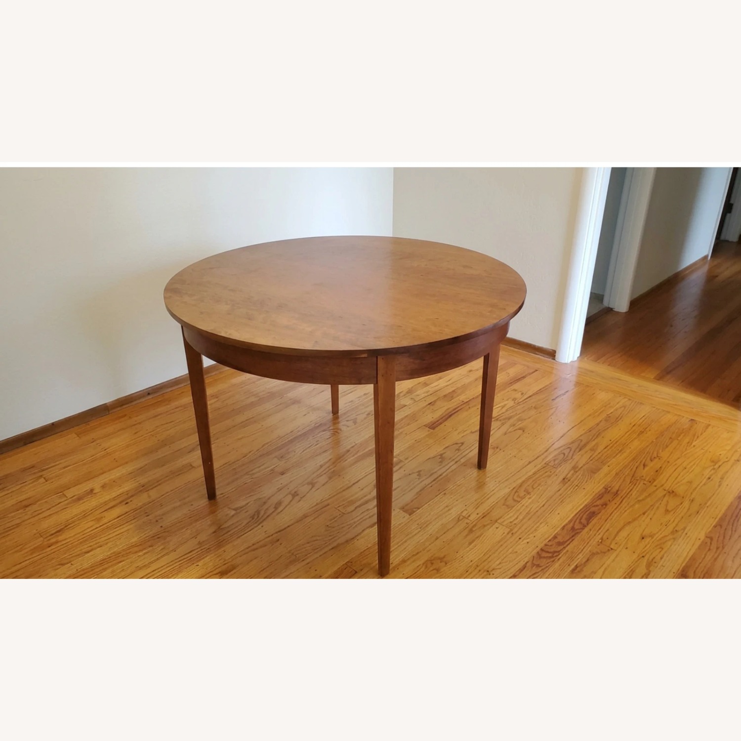 Dark Brown Wood Dining Table - image-6