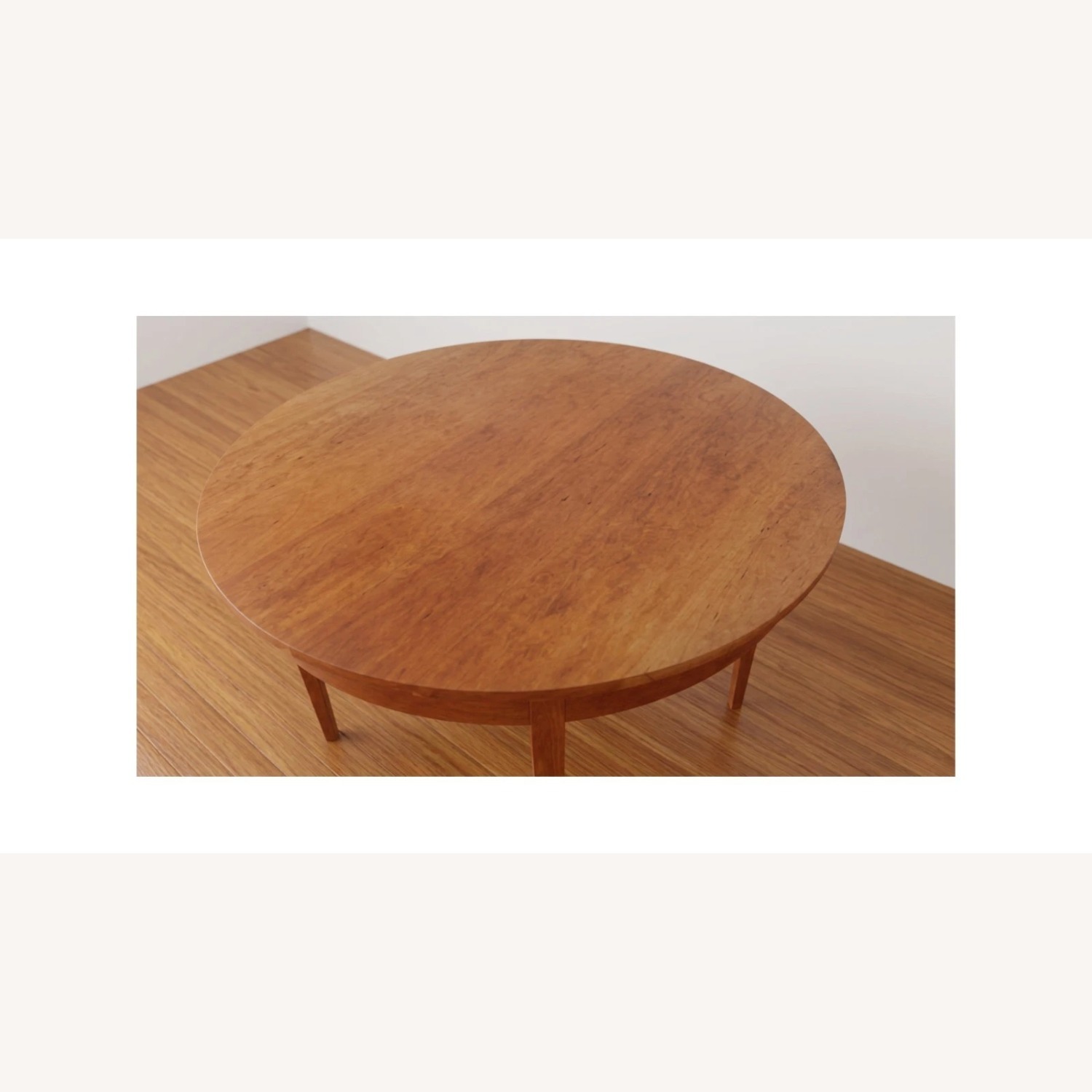 Dark Brown Wood Dining Table - image-4