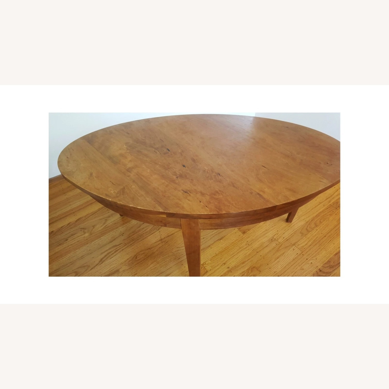 Dark Brown Wood Dining Table - image-5