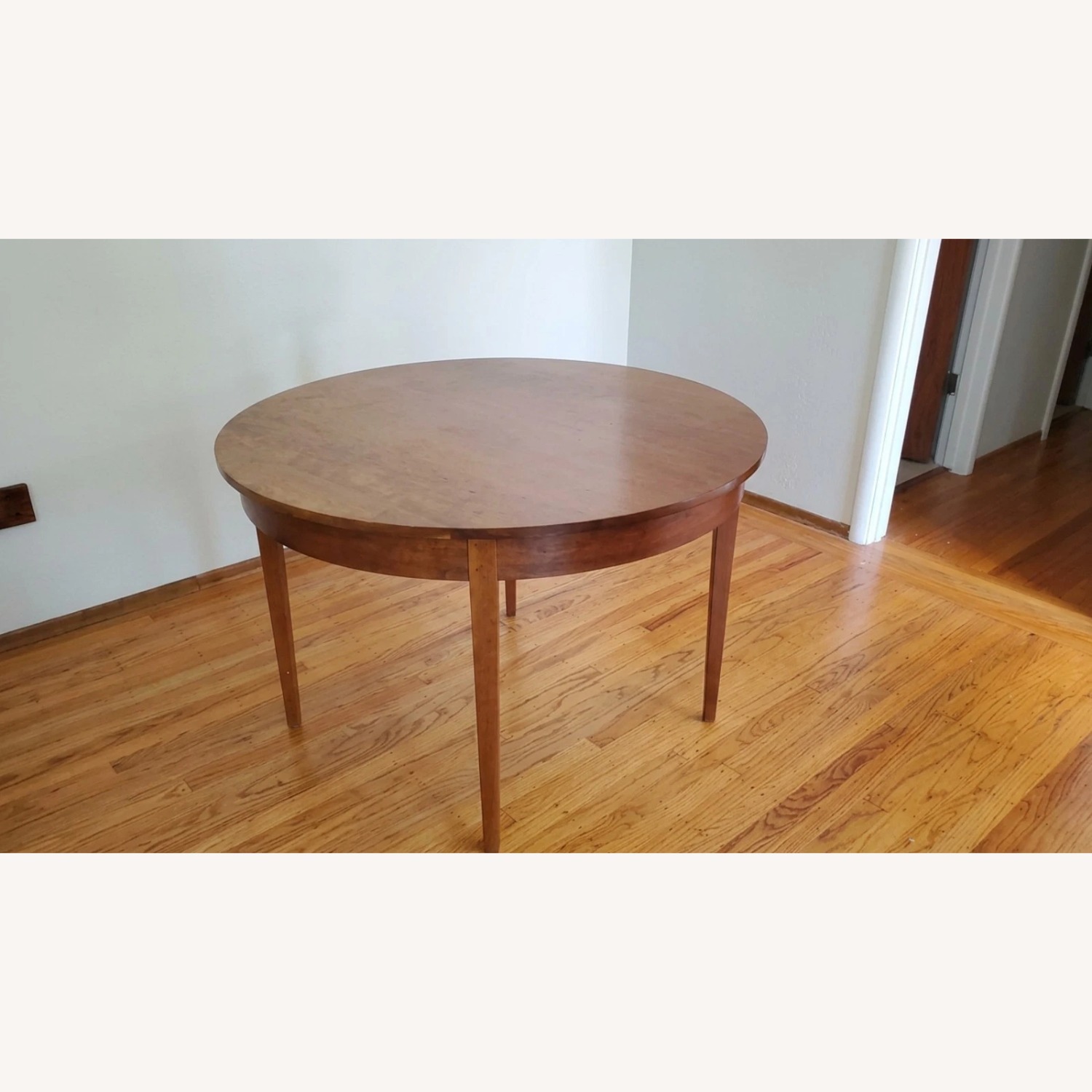 Dark Brown Wood Dining Table - image-2