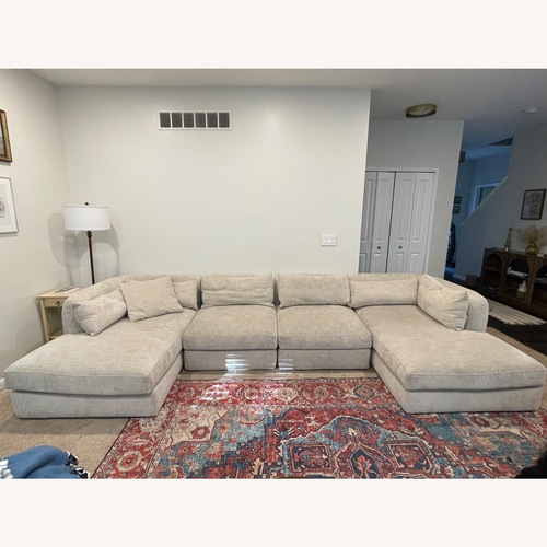 Used Joybird Sebastian Modular U-Chaise Sectional With Additional Armless Piece for sale on AptDeco