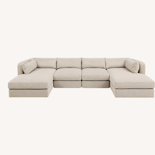 Used Joybird Sebastian Modular U-Chaise Sectional With Additional Armless Piece for sale on AptDeco