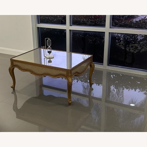 Used Theodore Alexander Gold Wood Coffee Table for sale on AptDeco