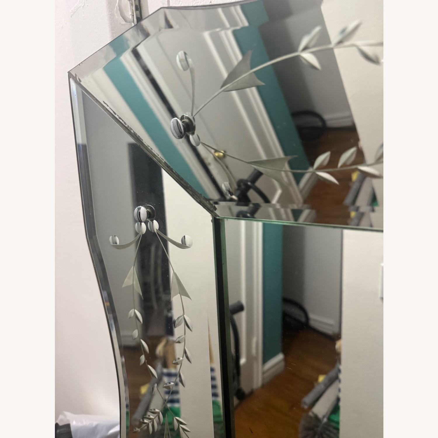 Art Deco Shadow Box Mirror  - image-4