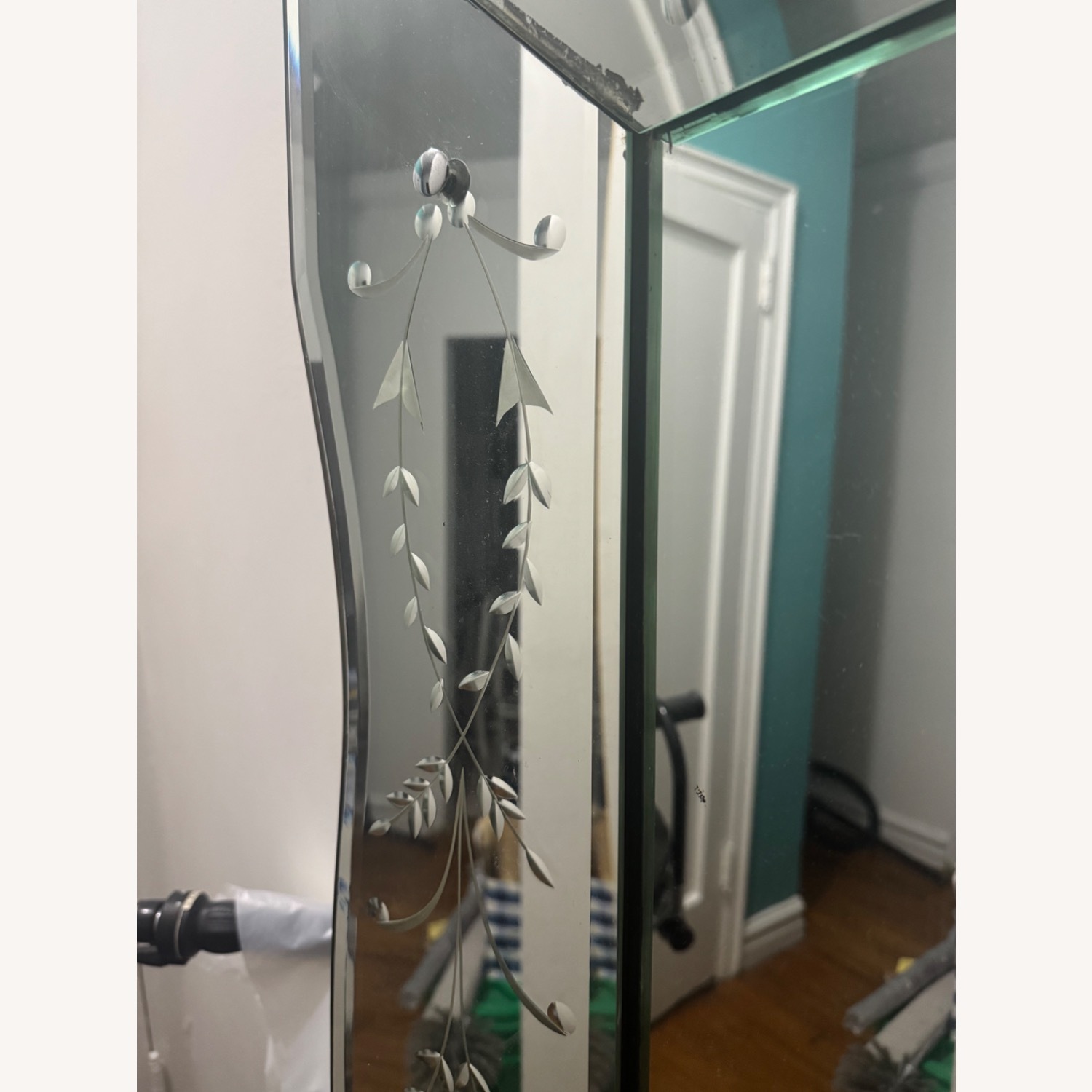 Art Deco Shadow Box Mirror  - image-3