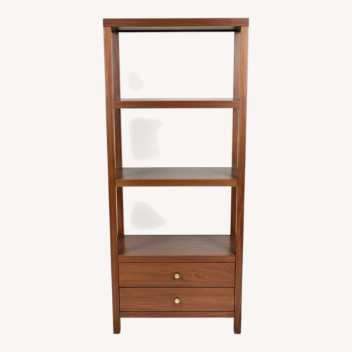 Used Celine 2-Drawer Etagere Book Shelf Walnut for sale on AptDeco