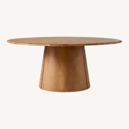 Used West Elm Anton Natural Wood Dining Table for sale on AptDeco