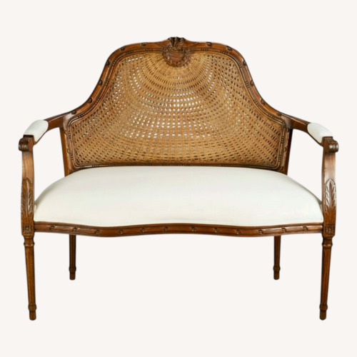 Used One Kings Lane Natural Wood Bench for sale on AptDeco