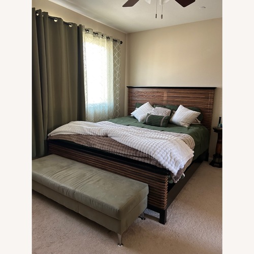 Used HD Buttercup Handcrafted Wood Cal King Bed   for sale on AptDeco