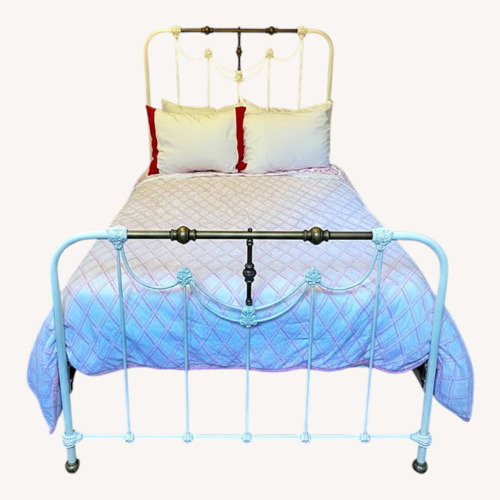 Used Vintage/Antique Finds Metal Full Bed for sale on AptDeco