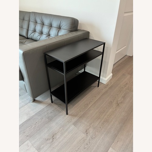 Used AllModern Black Metal Side Tables for sale on AptDeco