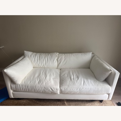 Used White 2 Seater Sofa for sale on AptDeco