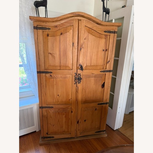 Used Santa Fe Style Armoire for sale on AptDeco