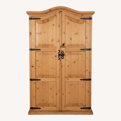 Used Santa Fe Style Armoire for sale on AptDeco