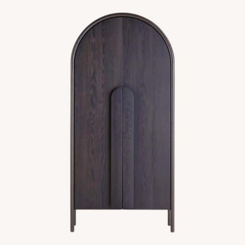 Used Crate & Barrel Leanne Ford Wood Armoire for sale on AptDeco