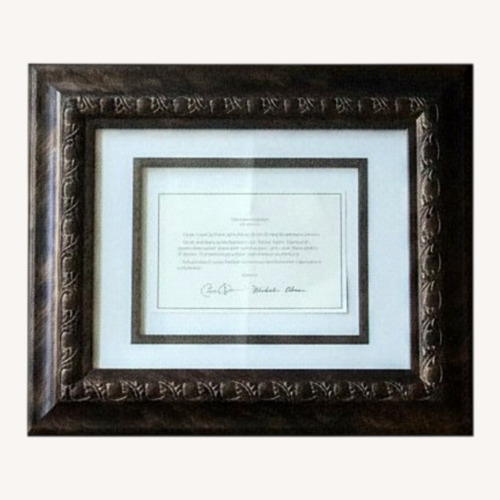 Used 100th BD Card Signed Barack & Michelle Obama for sale on AptDeco