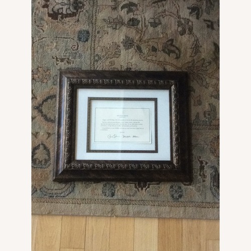 Used 100th BD Card Signed Barack & Michelle Obama for sale on AptDeco